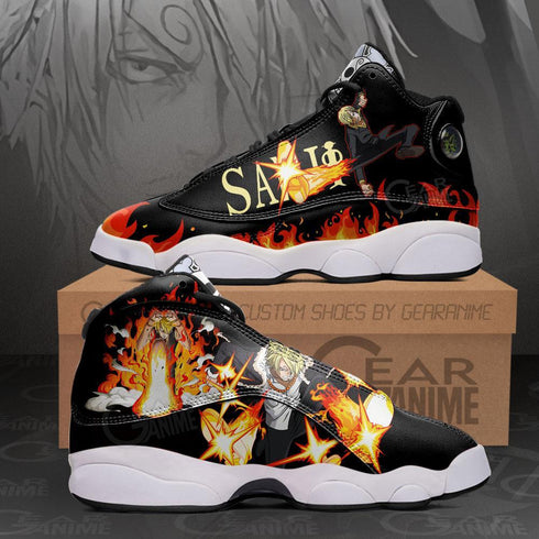 Sanji Diable Jambe Sneakers Custom Anime OP Schoenen Fan Cadeau Idee